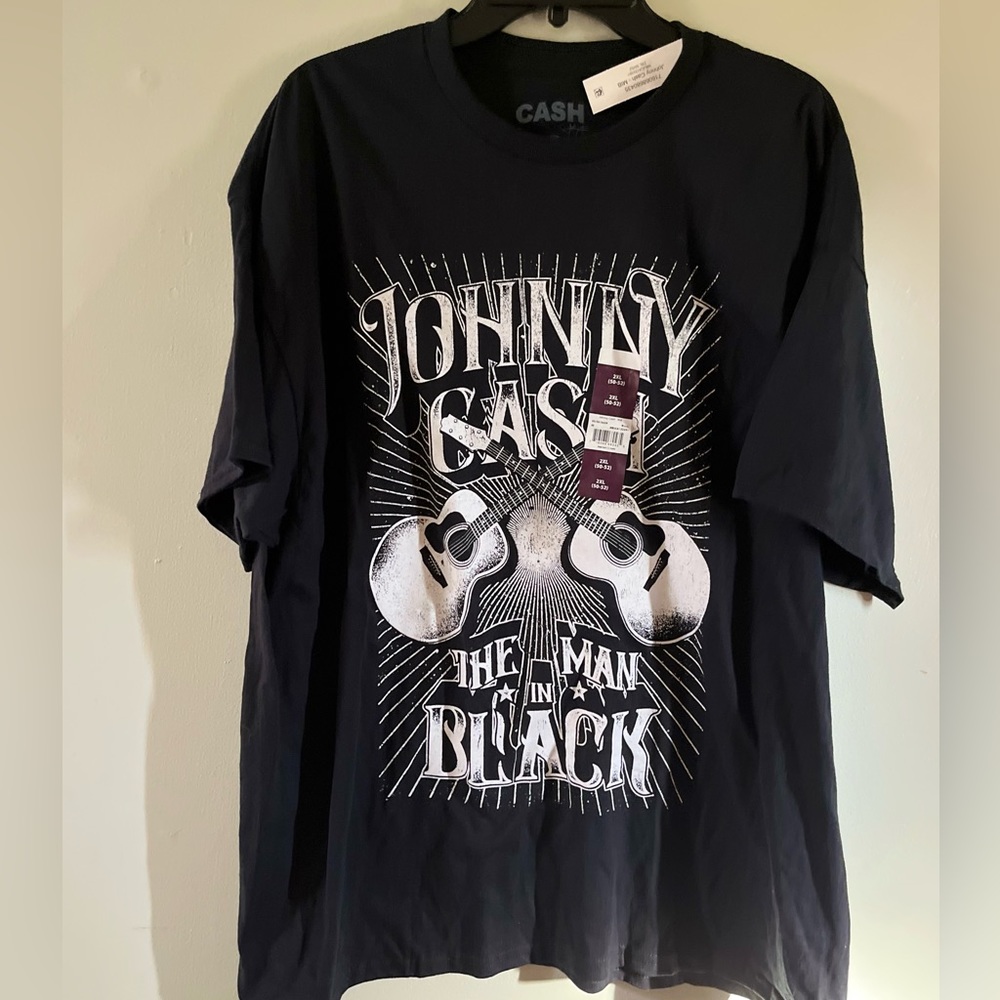 COPY - Johny Cash Men In Black Graphic T-Shirt Tee NEW